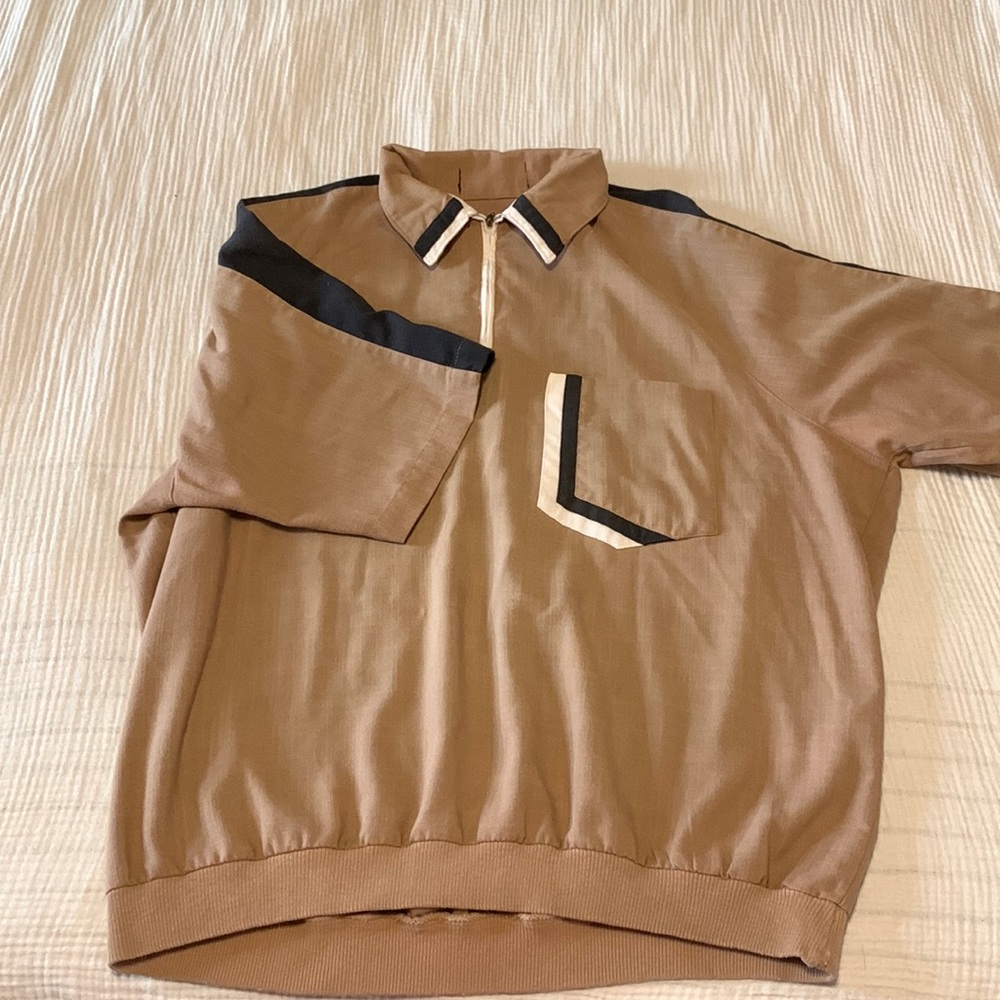 Vintage quarter zip polo